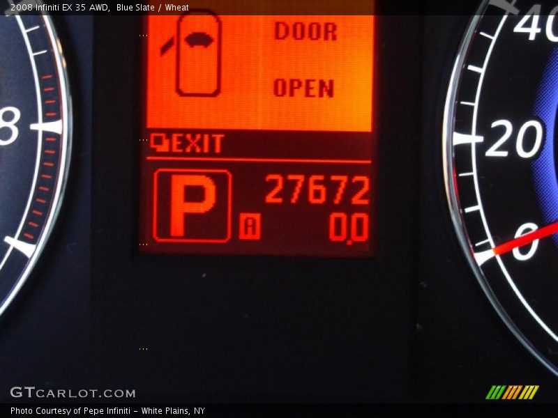 Blue Slate / Wheat 2008 Infiniti EX 35 AWD