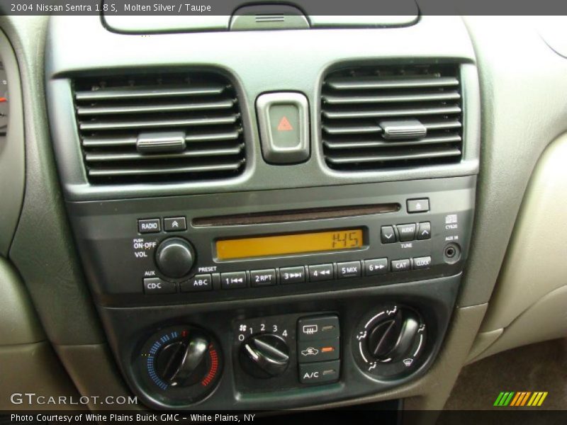 Molten Silver / Taupe 2004 Nissan Sentra 1.8 S