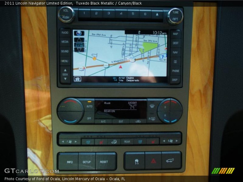 Navigation of 2011 Navigator Limited Edition