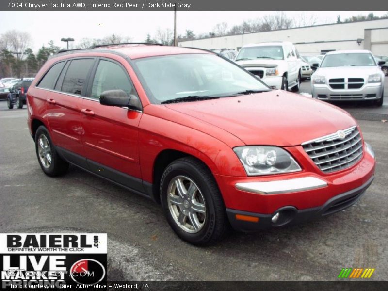 Inferno Red Pearl / Dark Slate Gray 2004 Chrysler Pacifica AWD