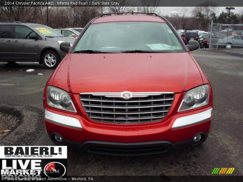 Inferno Red Pearl / Dark Slate Gray 2004 Chrysler Pacifica AWD