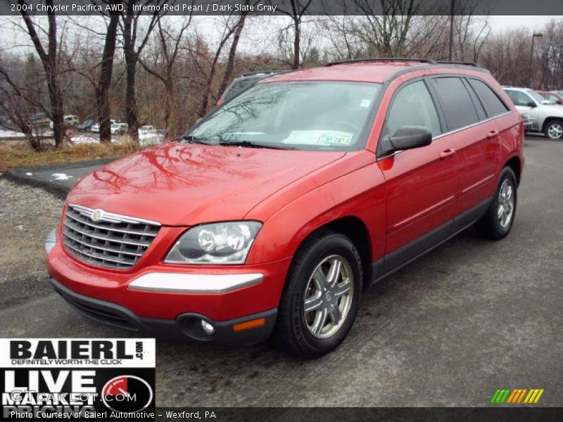 Inferno Red Pearl / Dark Slate Gray 2004 Chrysler Pacifica AWD