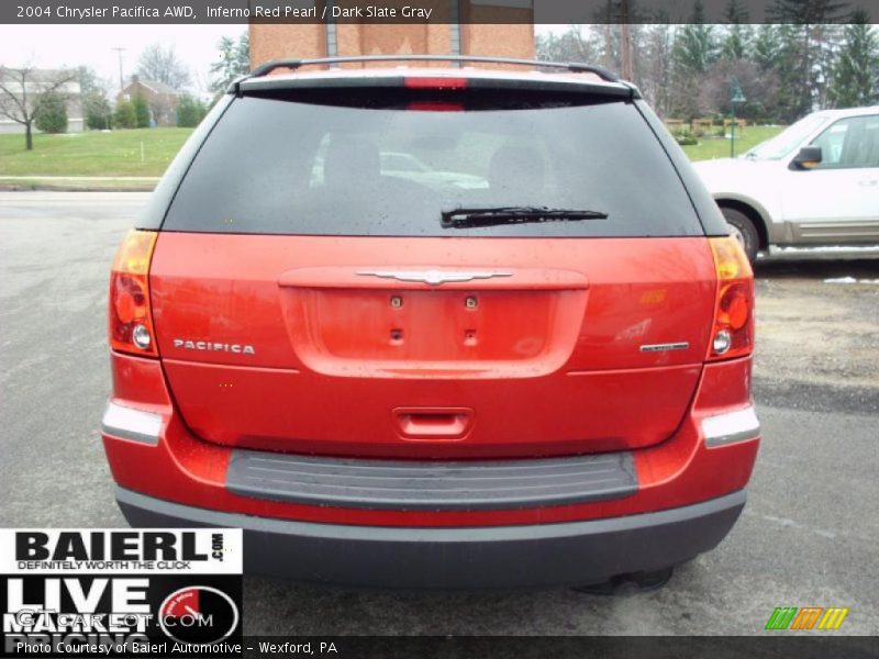 Inferno Red Pearl / Dark Slate Gray 2004 Chrysler Pacifica AWD