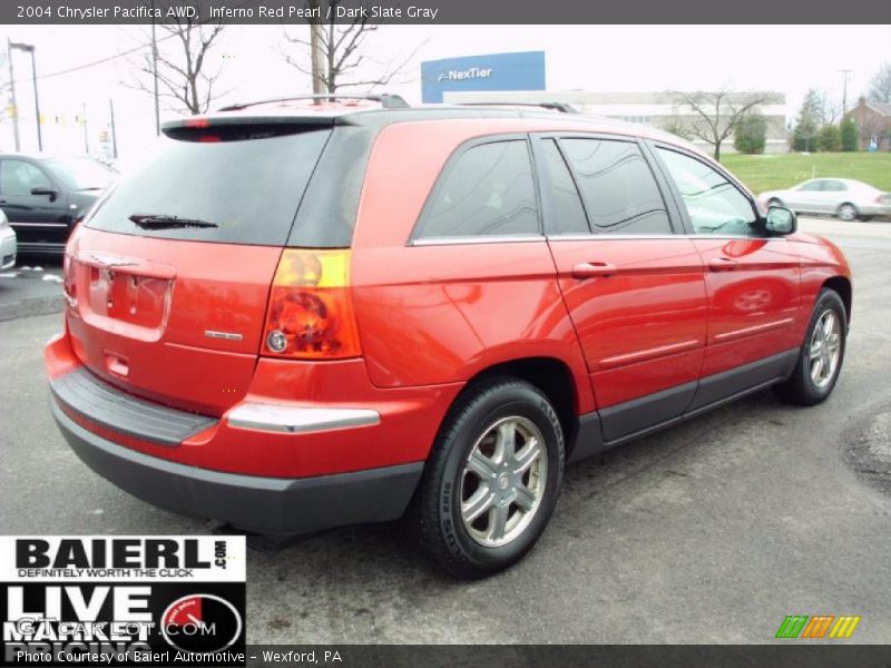 Inferno Red Pearl / Dark Slate Gray 2004 Chrysler Pacifica AWD