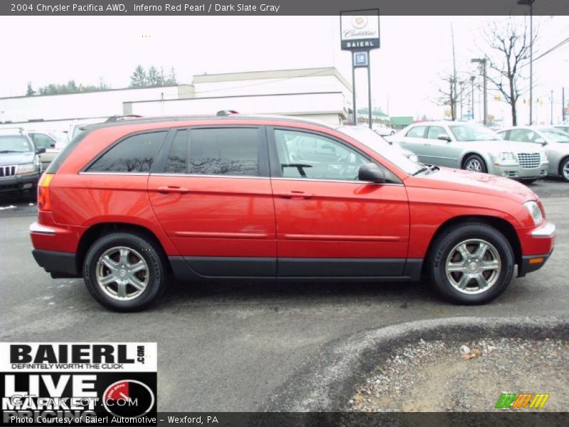 Inferno Red Pearl / Dark Slate Gray 2004 Chrysler Pacifica AWD