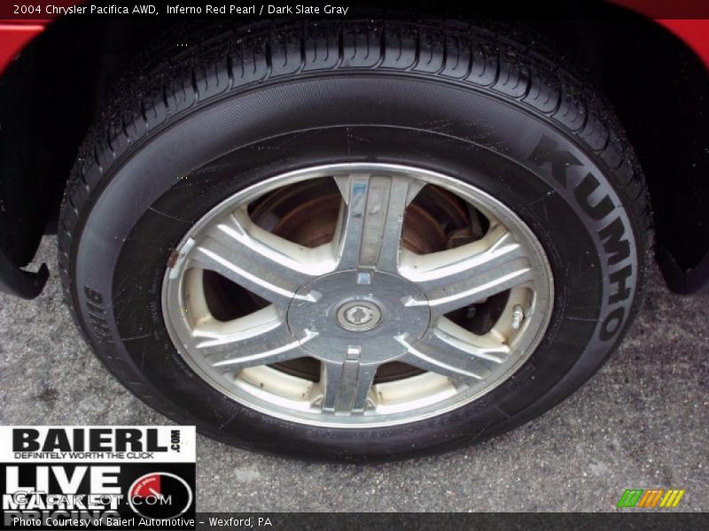 Inferno Red Pearl / Dark Slate Gray 2004 Chrysler Pacifica AWD