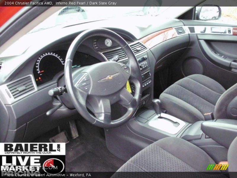 Inferno Red Pearl / Dark Slate Gray 2004 Chrysler Pacifica AWD