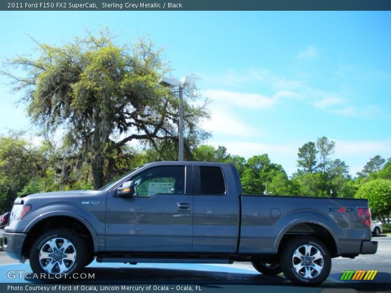 Sterling Grey Metallic / Black 2011 Ford F150 FX2 SuperCab