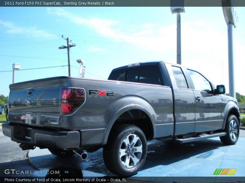 Sterling Grey Metallic / Black 2011 Ford F150 FX2 SuperCab