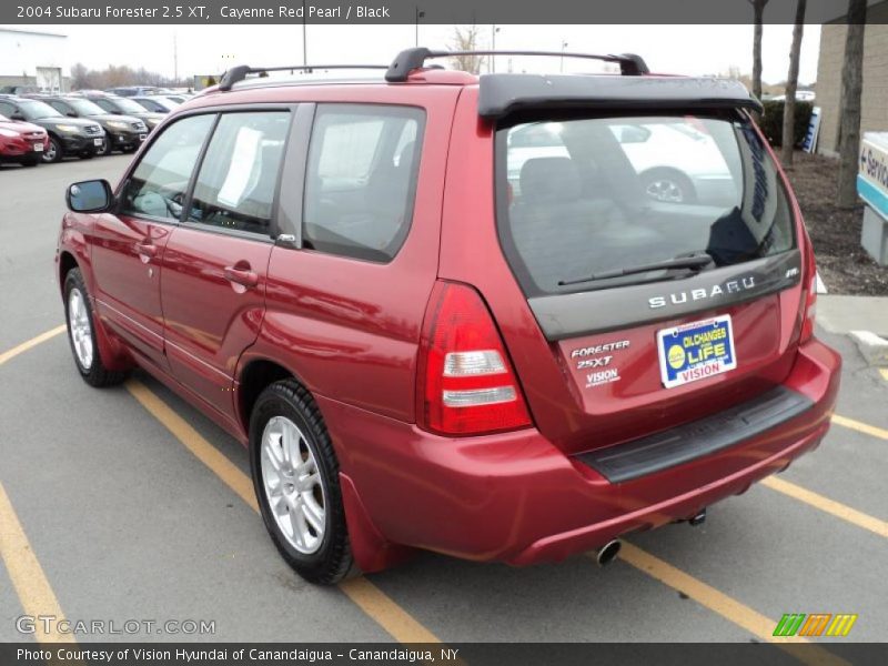 Cayenne Red Pearl / Black 2004 Subaru Forester 2.5 XT