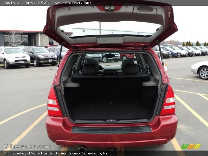 Cayenne Red Pearl / Black 2004 Subaru Forester 2.5 XT