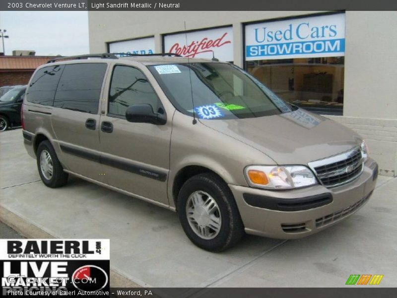 Light Sandrift Metallic / Neutral 2003 Chevrolet Venture LT