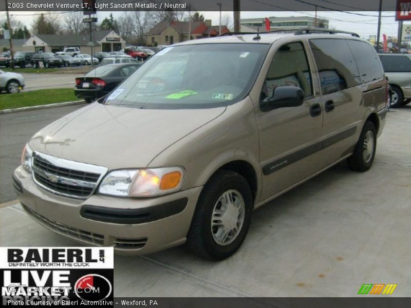 Light Sandrift Metallic / Neutral 2003 Chevrolet Venture LT