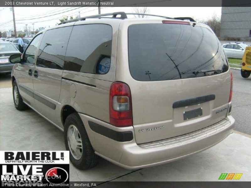 Light Sandrift Metallic / Neutral 2003 Chevrolet Venture LT