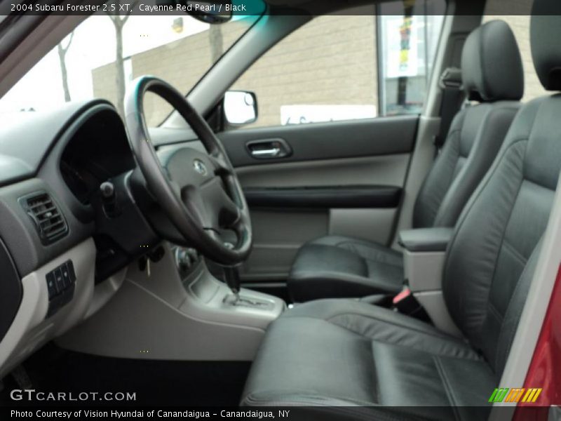 Cayenne Red Pearl / Black 2004 Subaru Forester 2.5 XT