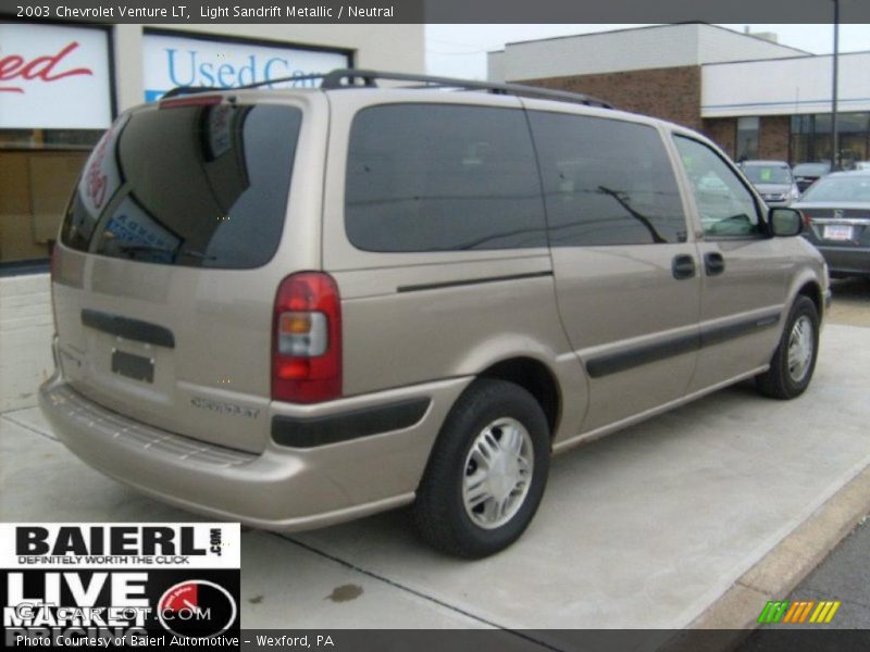 Light Sandrift Metallic / Neutral 2003 Chevrolet Venture LT