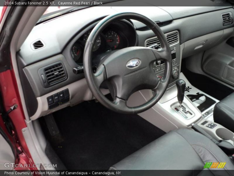 Black Interior - 2004 Forester 2.5 XT 