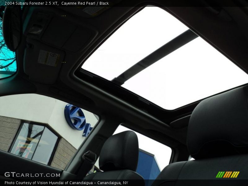 Cayenne Red Pearl / Black 2004 Subaru Forester 2.5 XT