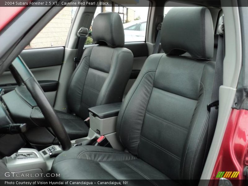 Cayenne Red Pearl / Black 2004 Subaru Forester 2.5 XT