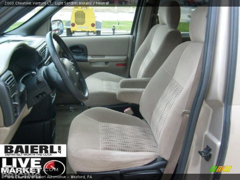 Light Sandrift Metallic / Neutral 2003 Chevrolet Venture LT