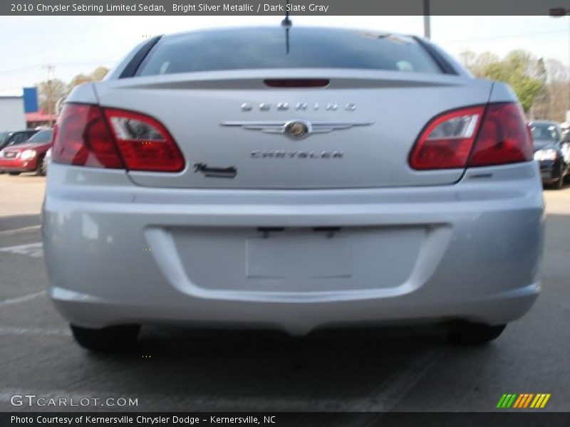 Bright Silver Metallic / Dark Slate Gray 2010 Chrysler Sebring Limited Sedan