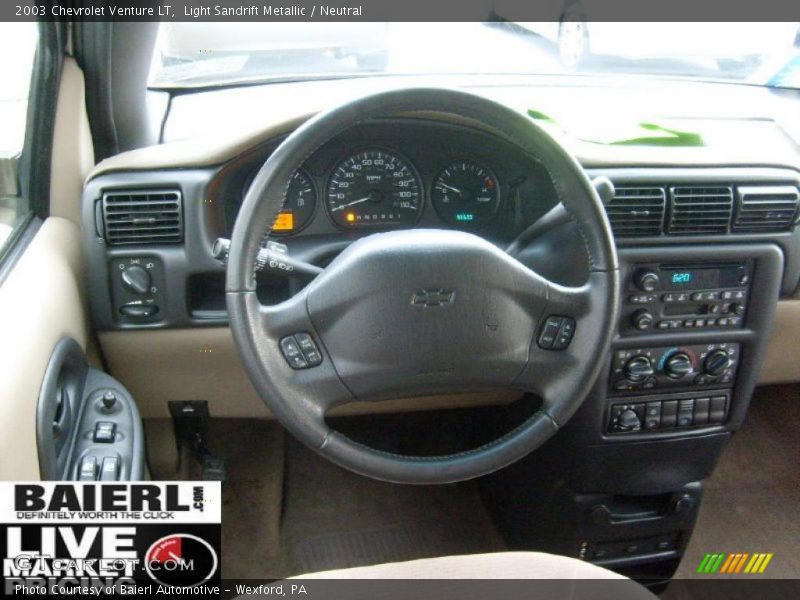 Light Sandrift Metallic / Neutral 2003 Chevrolet Venture LT