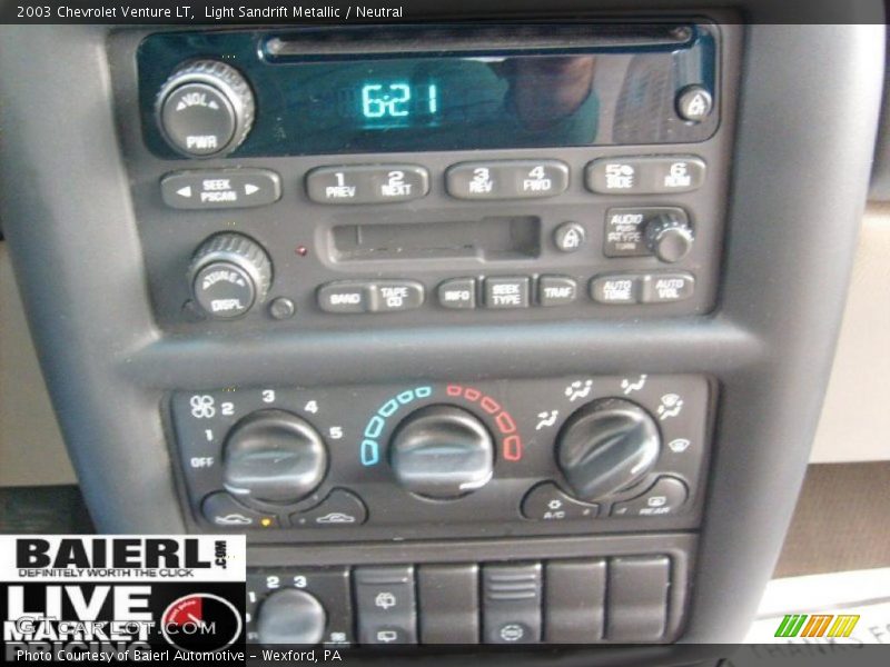 Light Sandrift Metallic / Neutral 2003 Chevrolet Venture LT