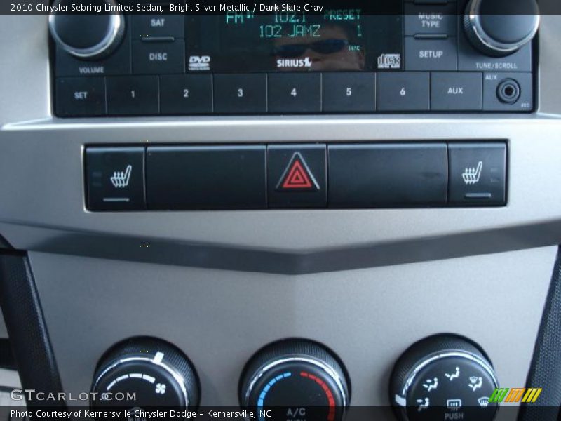 Bright Silver Metallic / Dark Slate Gray 2010 Chrysler Sebring Limited Sedan