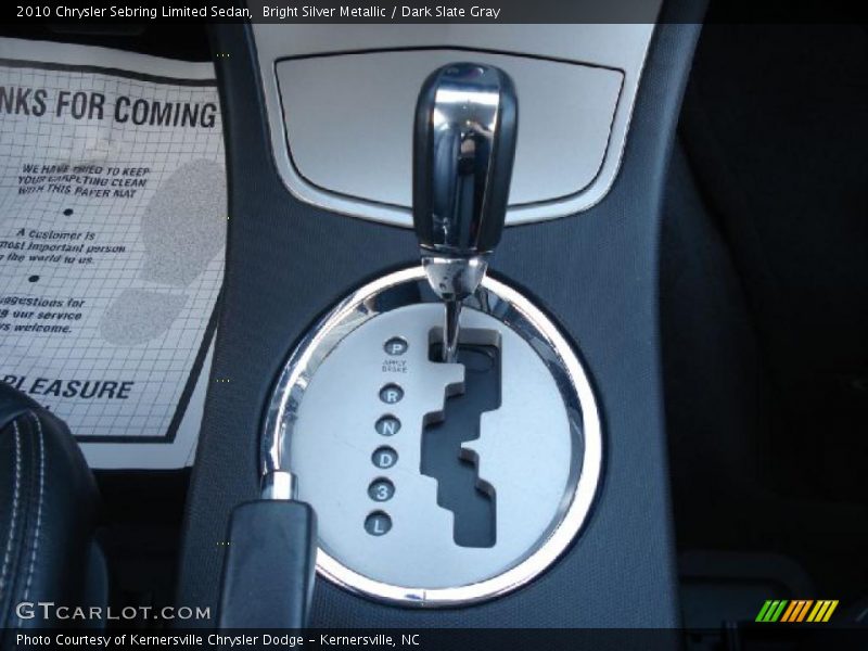 Bright Silver Metallic / Dark Slate Gray 2010 Chrysler Sebring Limited Sedan