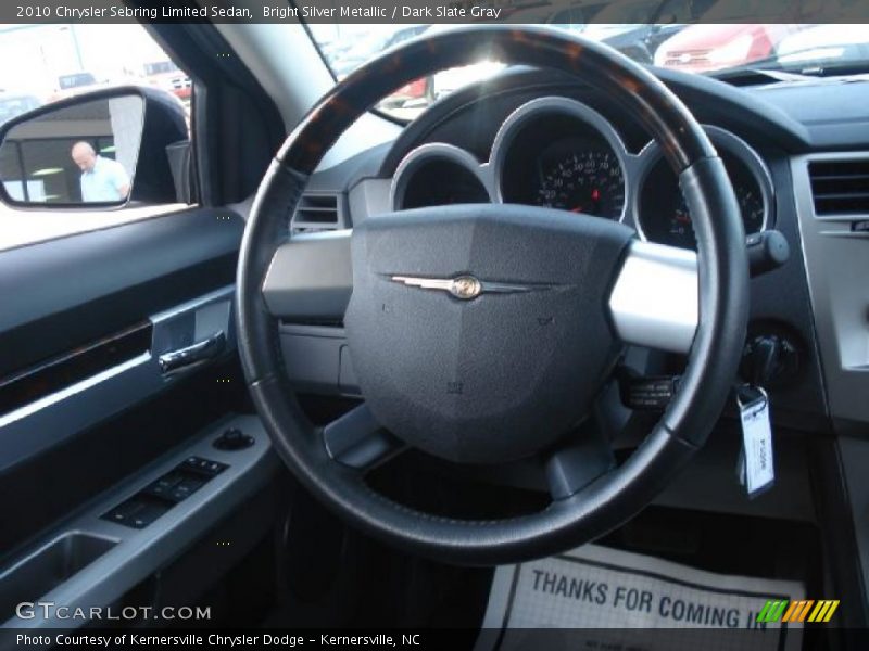 Bright Silver Metallic / Dark Slate Gray 2010 Chrysler Sebring Limited Sedan