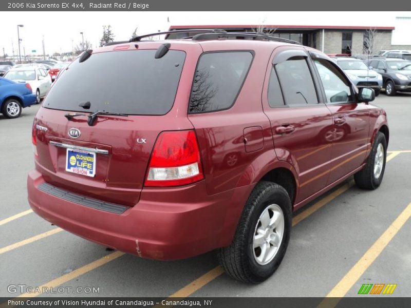 Radiant Red / Beige 2006 Kia Sorento EX 4x4