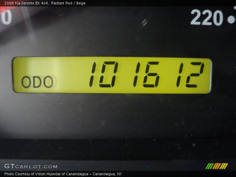 Radiant Red / Beige 2006 Kia Sorento EX 4x4