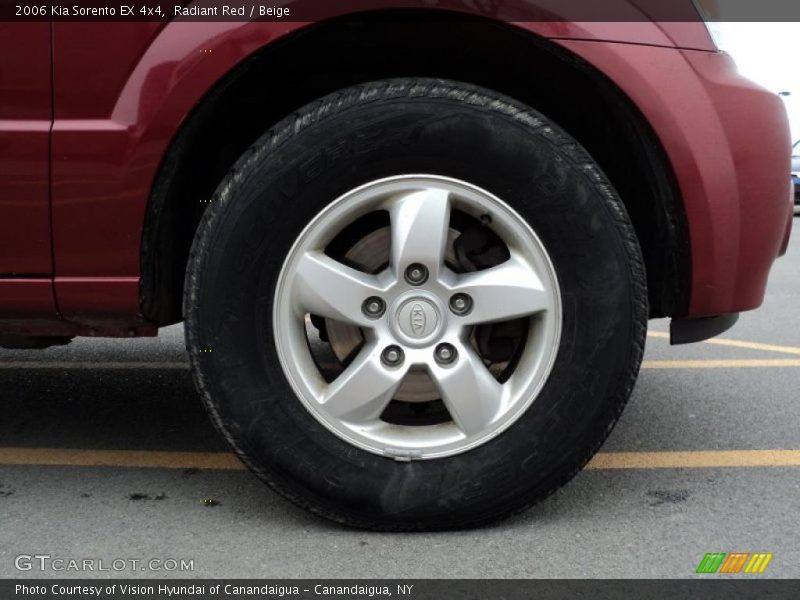 Radiant Red / Beige 2006 Kia Sorento EX 4x4