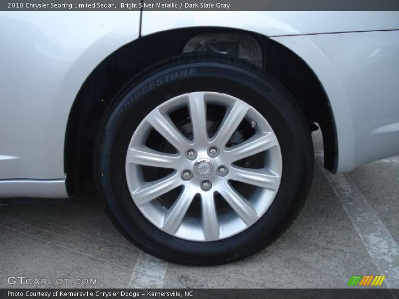 Bright Silver Metallic / Dark Slate Gray 2010 Chrysler Sebring Limited Sedan