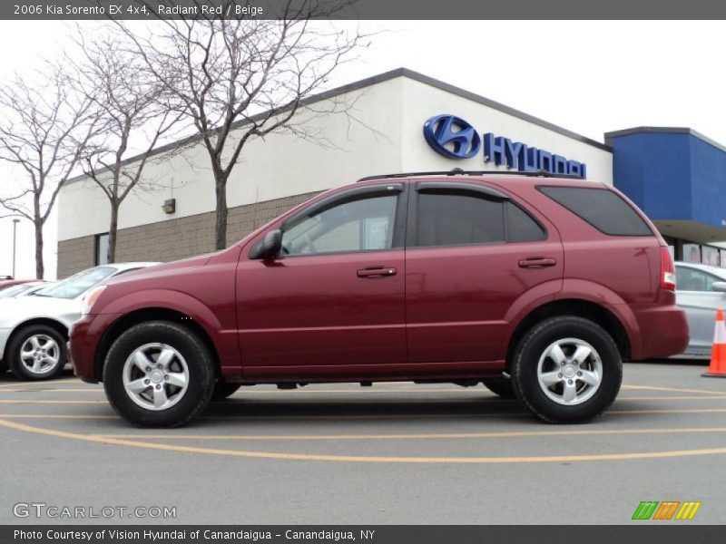 Radiant Red / Beige 2006 Kia Sorento EX 4x4