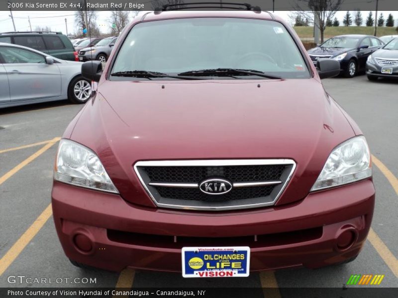 Radiant Red / Beige 2006 Kia Sorento EX 4x4