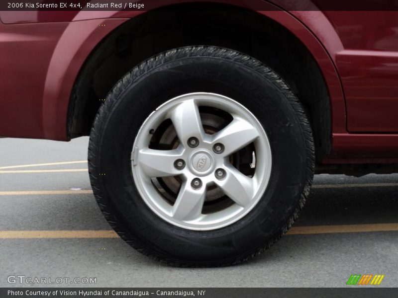 Radiant Red / Beige 2006 Kia Sorento EX 4x4