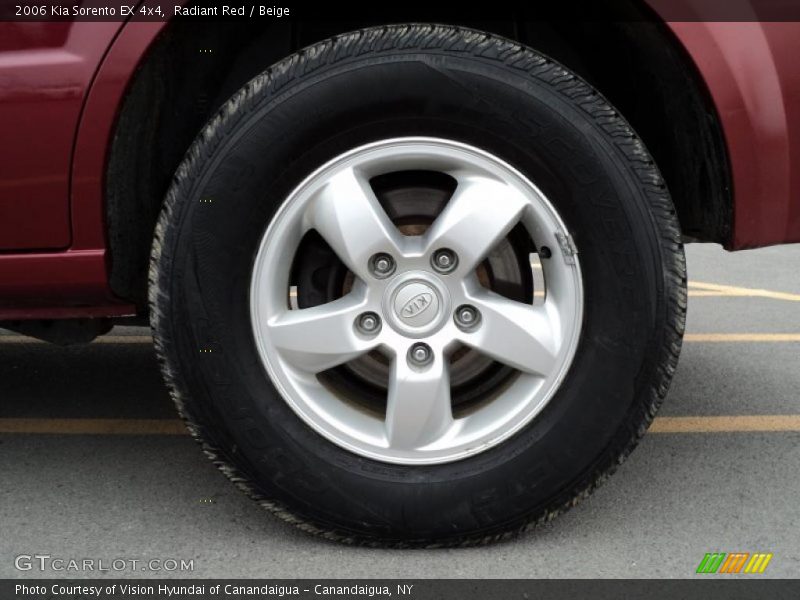 Radiant Red / Beige 2006 Kia Sorento EX 4x4