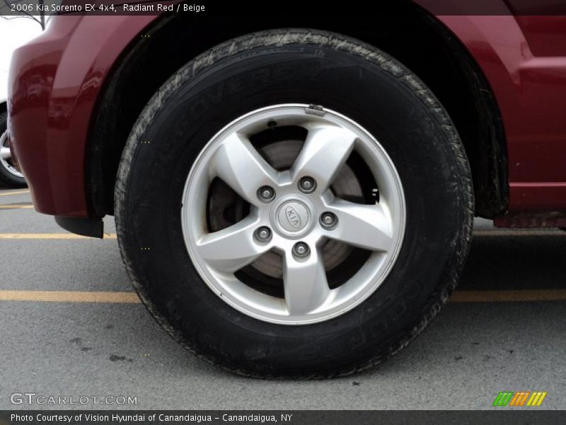 Radiant Red / Beige 2006 Kia Sorento EX 4x4