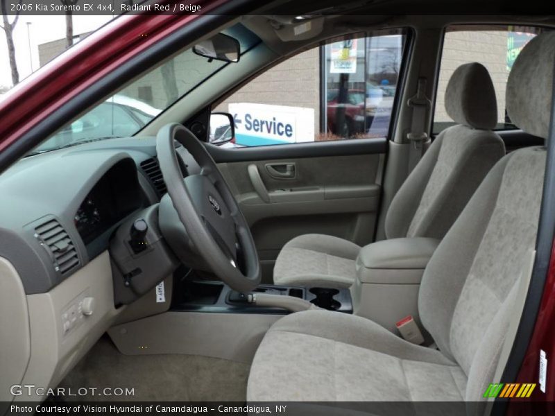 Radiant Red / Beige 2006 Kia Sorento EX 4x4
