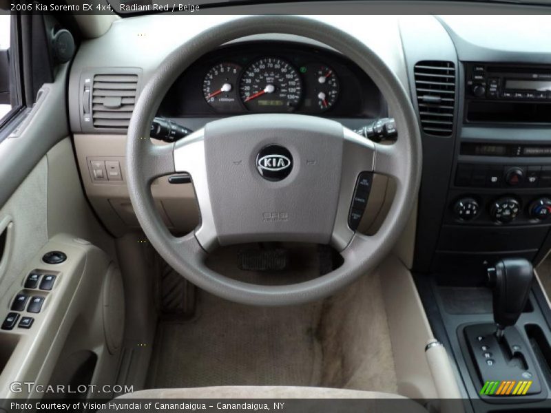 Radiant Red / Beige 2006 Kia Sorento EX 4x4