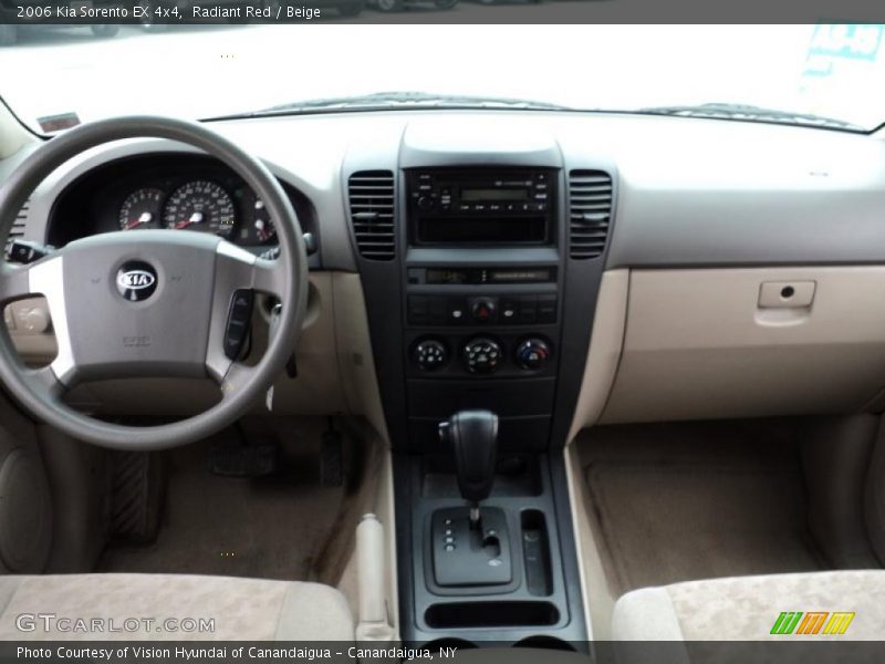 Radiant Red / Beige 2006 Kia Sorento EX 4x4