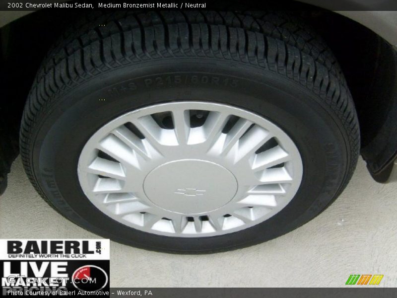 Medium Bronzemist Metallic / Neutral 2002 Chevrolet Malibu Sedan