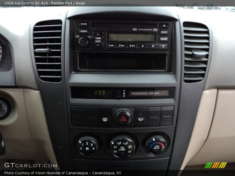 Radiant Red / Beige 2006 Kia Sorento EX 4x4