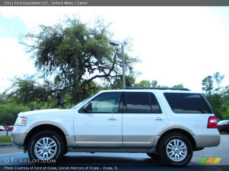 Oxford White / Camel 2011 Ford Expedition XLT