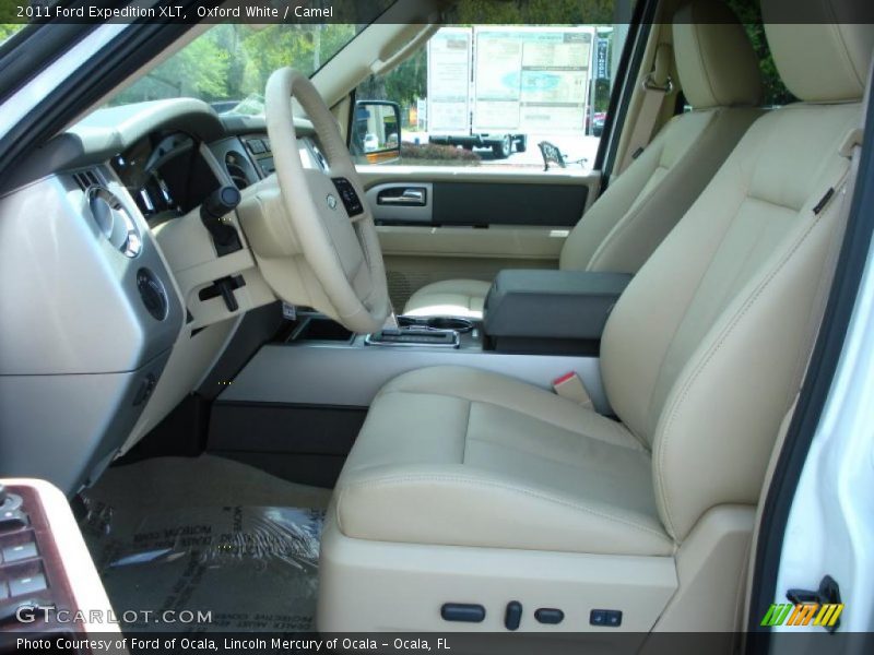 Oxford White / Camel 2011 Ford Expedition XLT