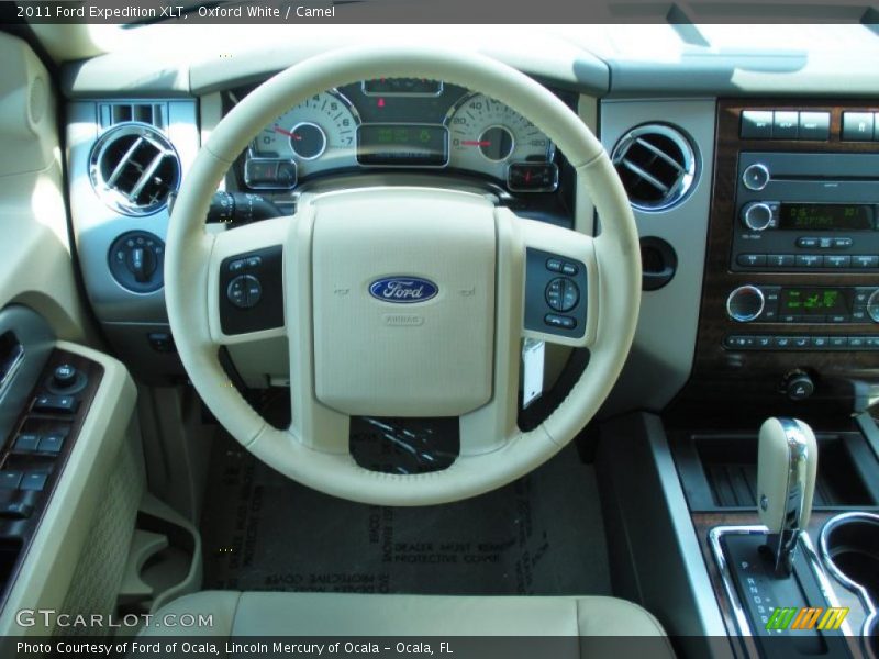 Oxford White / Camel 2011 Ford Expedition XLT