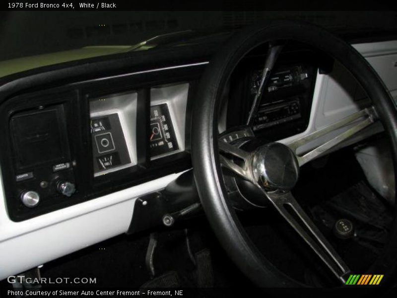 1978 Bronco 4x4 Black Interior