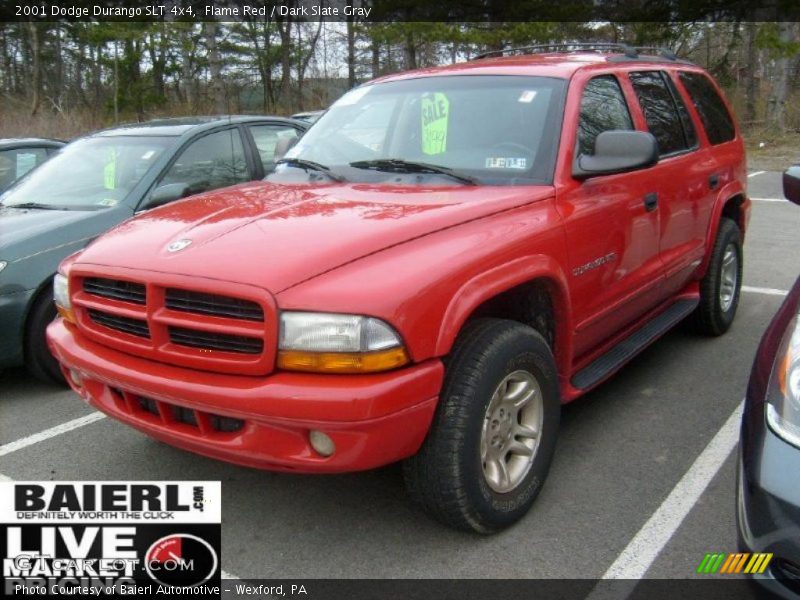 Flame Red / Dark Slate Gray 2001 Dodge Durango SLT 4x4