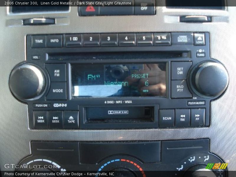 Linen Gold Metallic / Dark Slate Gray/Light Graystone 2006 Chrysler 300